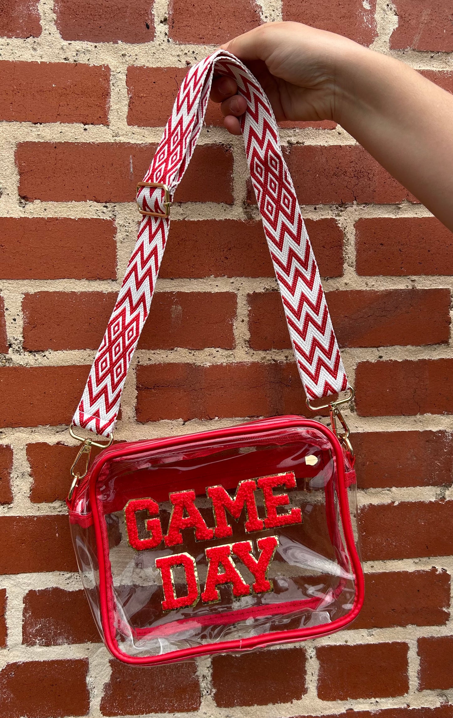 Clear Game Day Crossbody