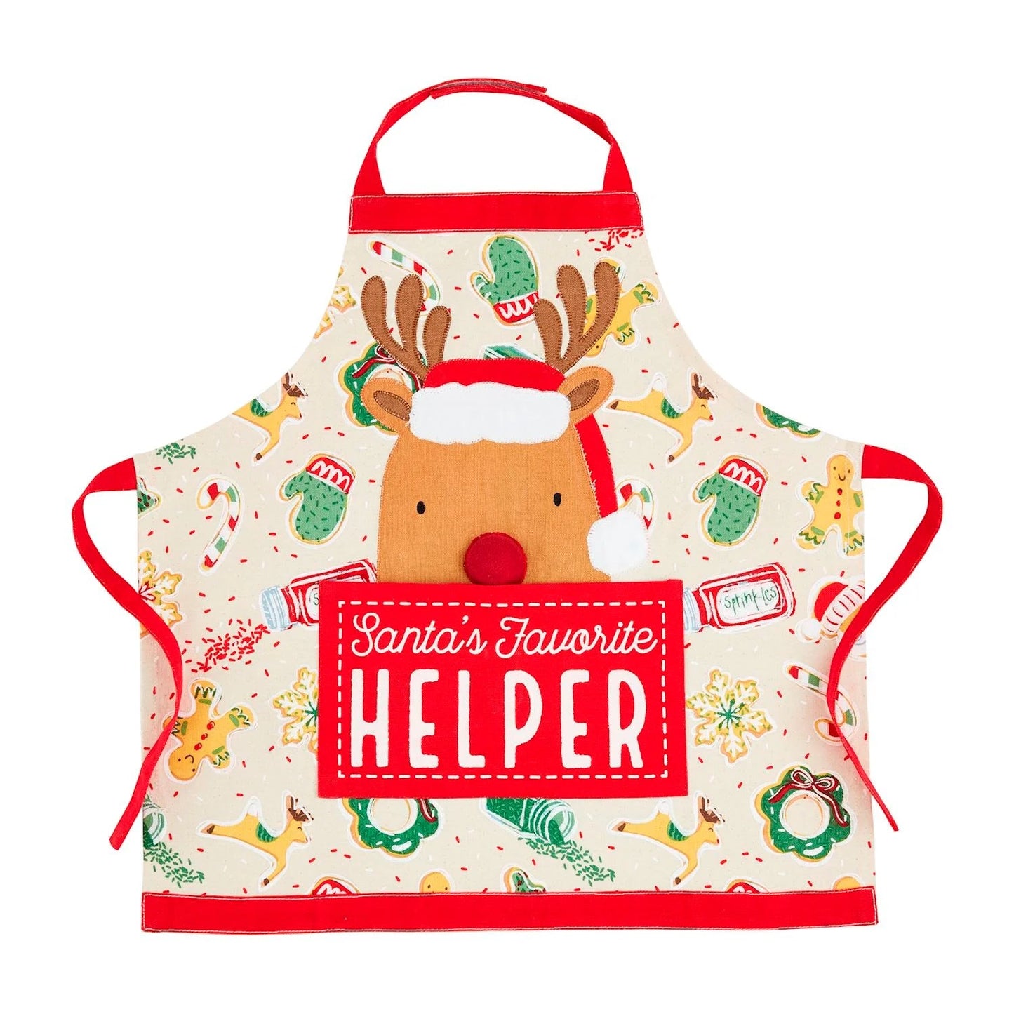 Mudpie Light Up Christmas Apron