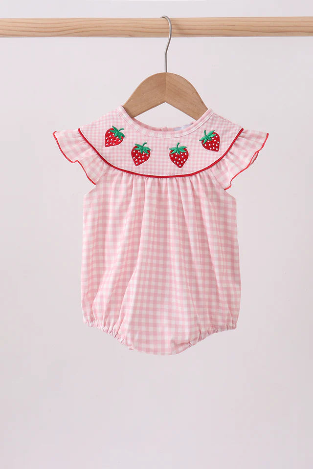 Strawberry Gingham Bubble