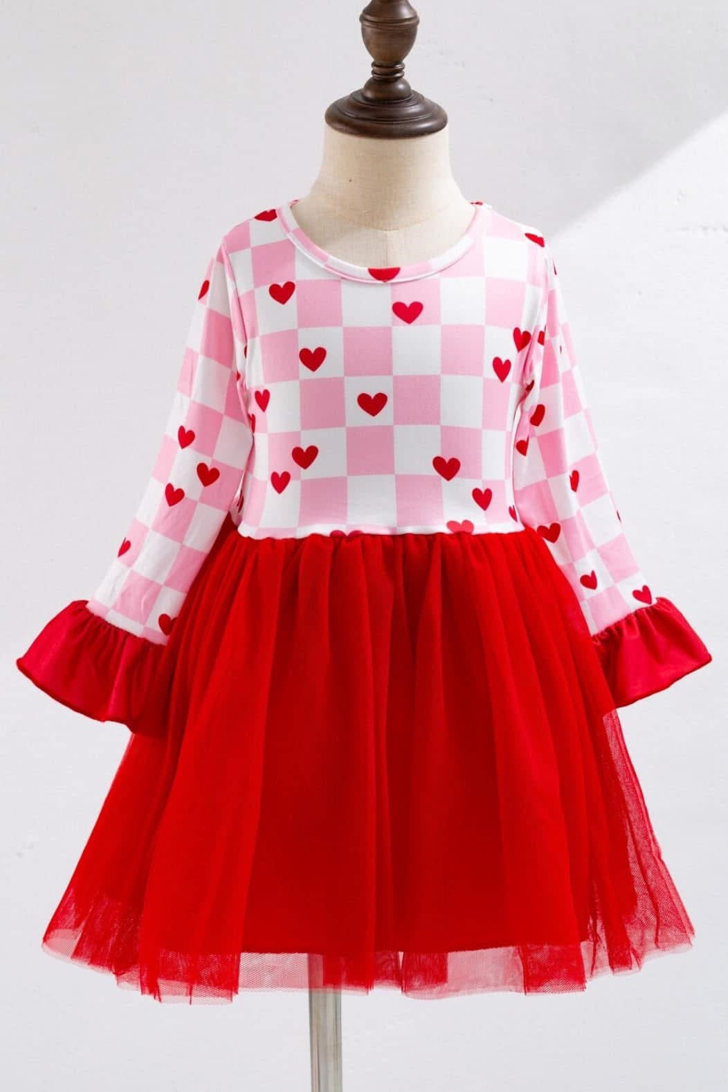Red Heart Tutu Dress