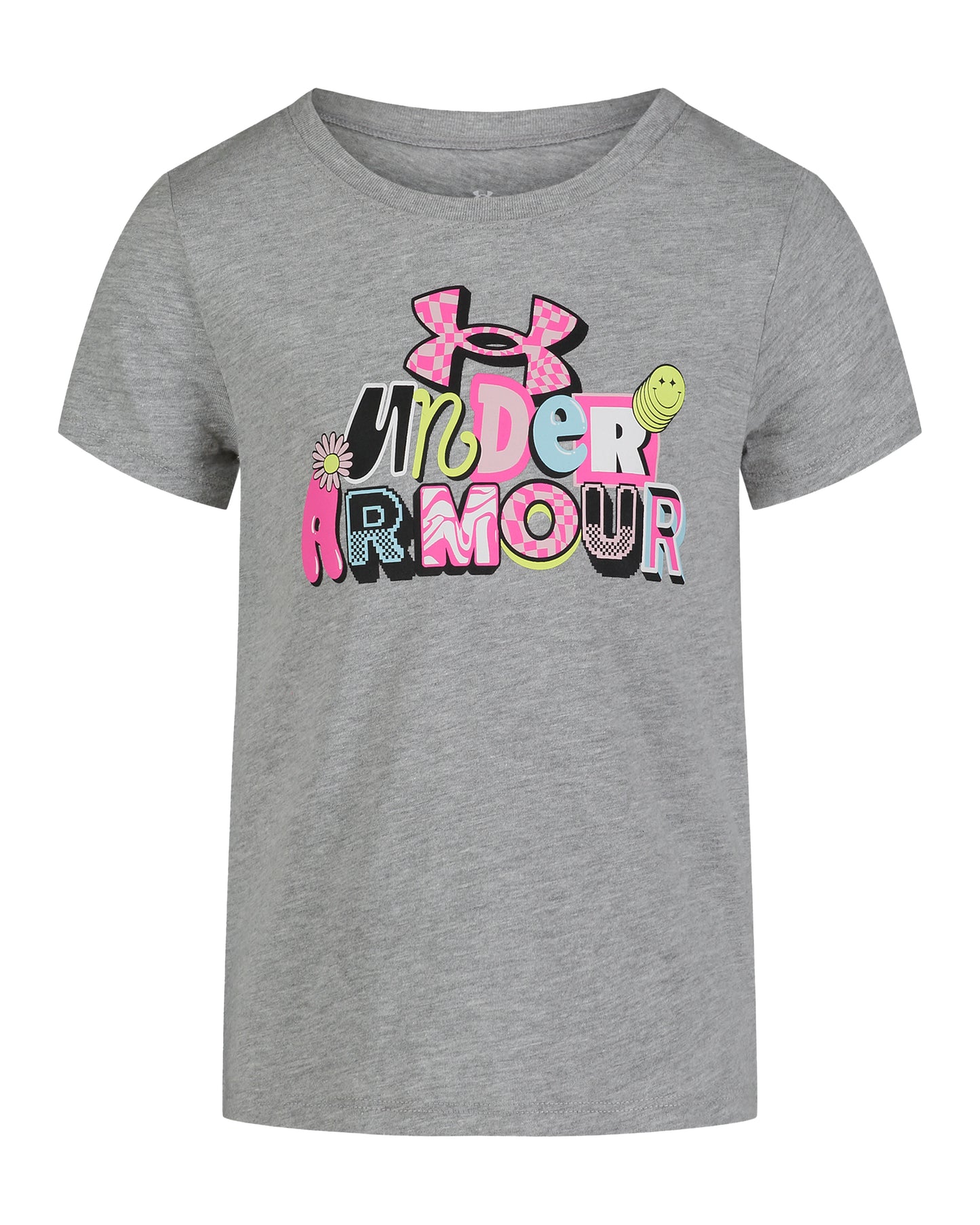Under Armour Mod Gray Heather & Clipped Logo Tee