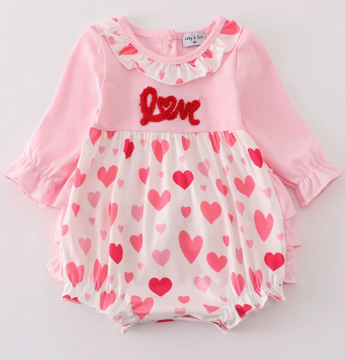 Love Heart Ruffle Bubble