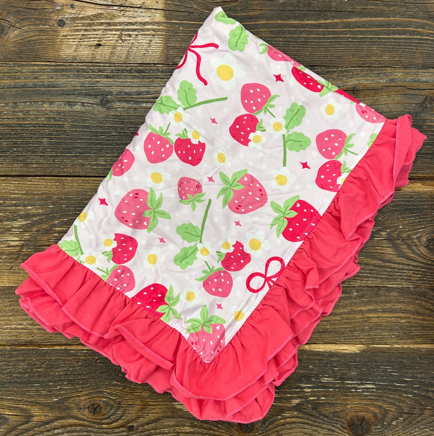 CC Coquette Strawberry Blanket