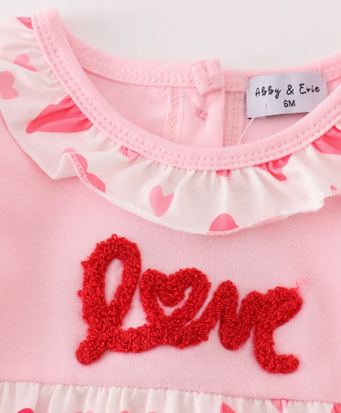 Love Heart Ruffle Bubble