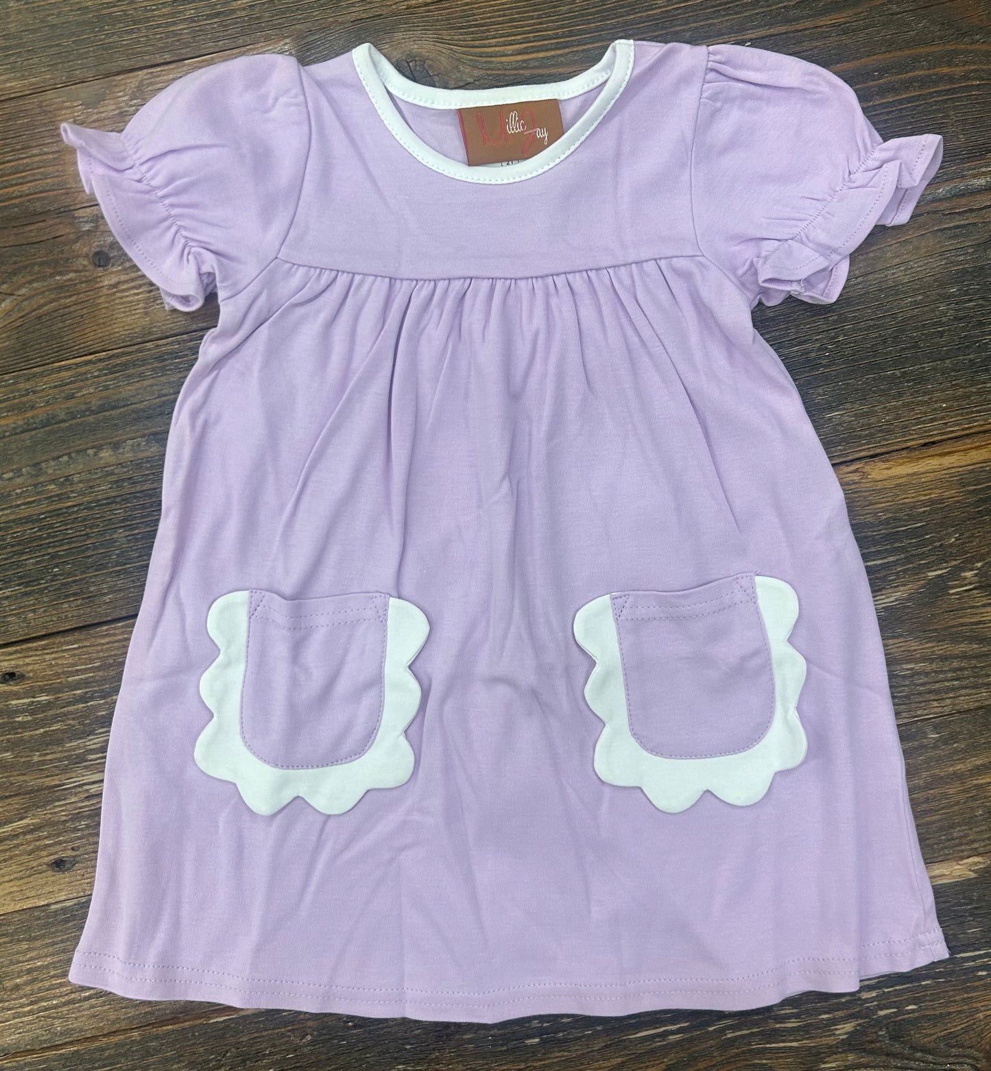 Millie Jay Purple Izzie SS Dress