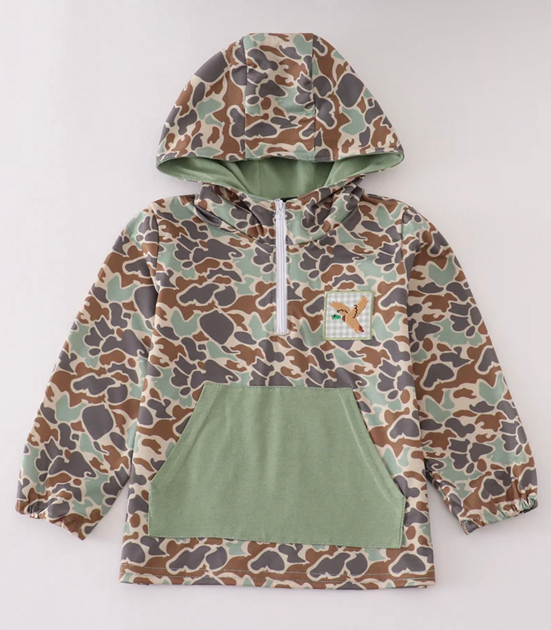 Camo Duck Embroidered Hoodie