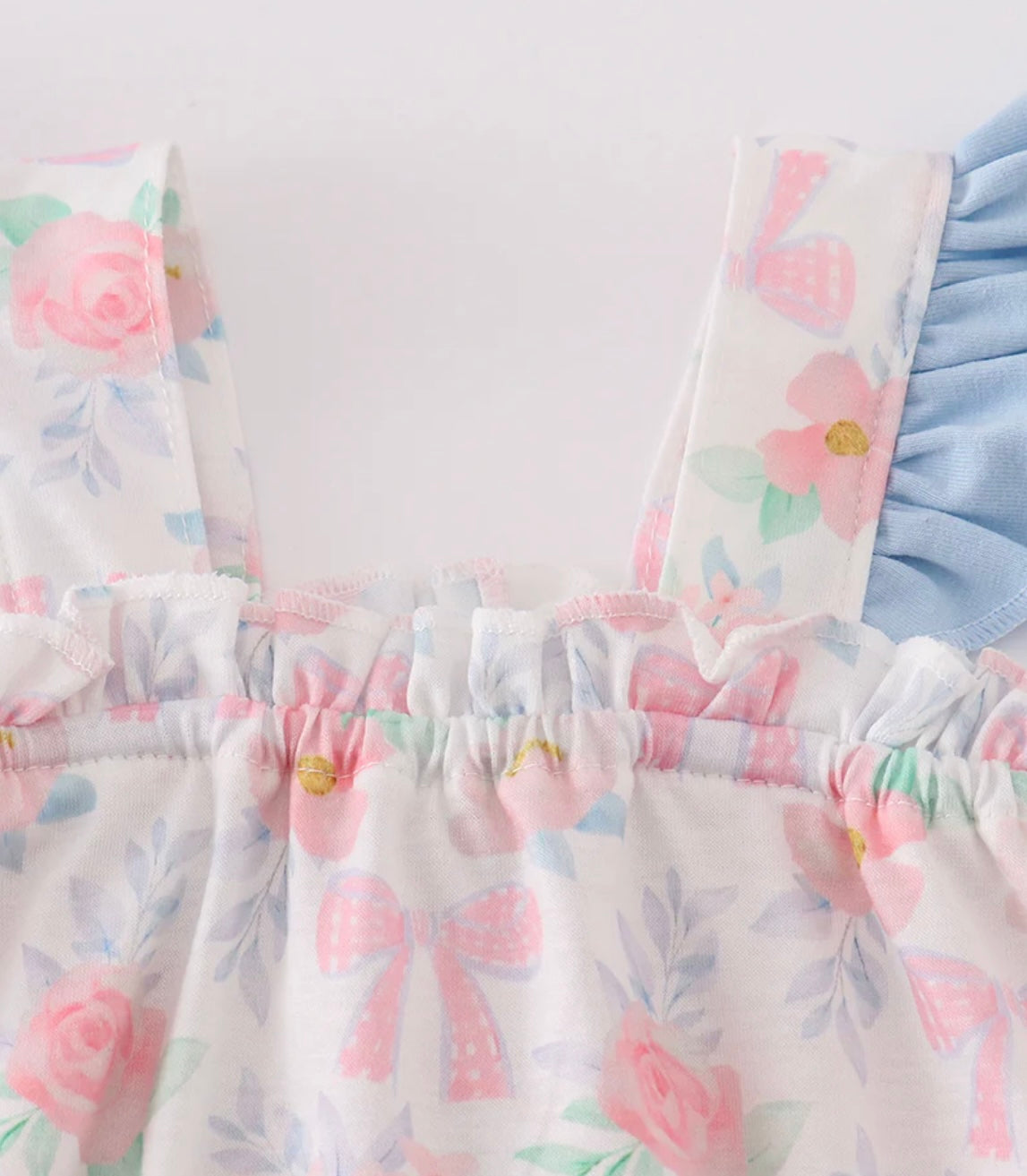 Pink Floral Bow Bubble