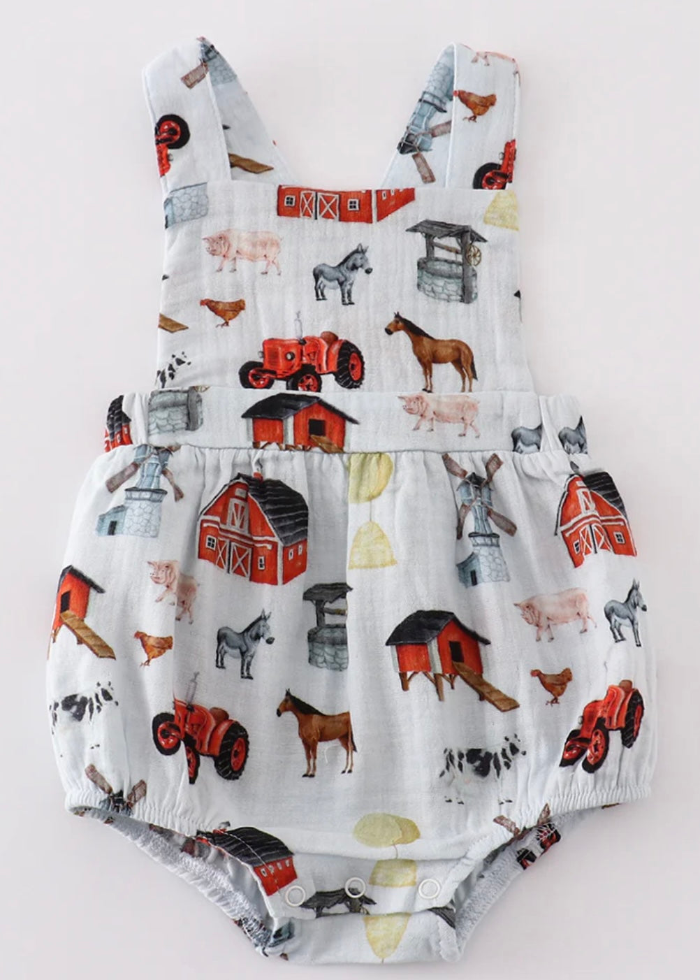 Farm Muslin Boy Bubble