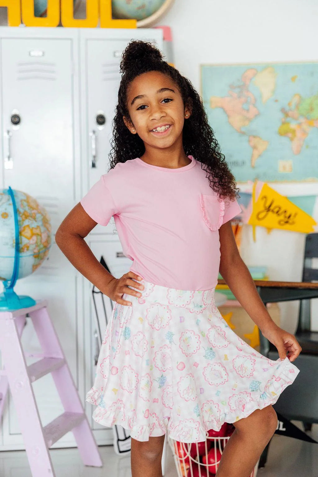 MR Apple of my Eye Ruffle Skort