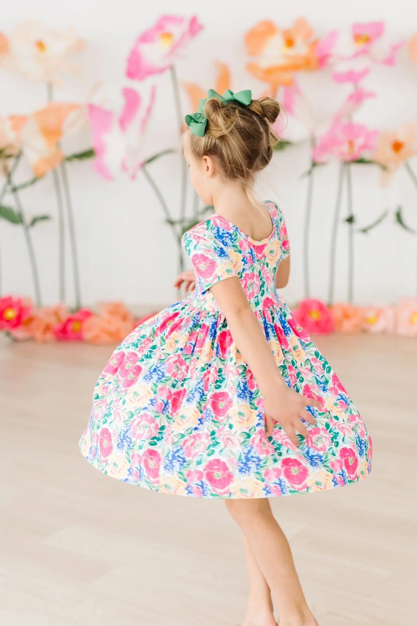 MR Wildflower Wishes S/S Pocket Twirl Dress