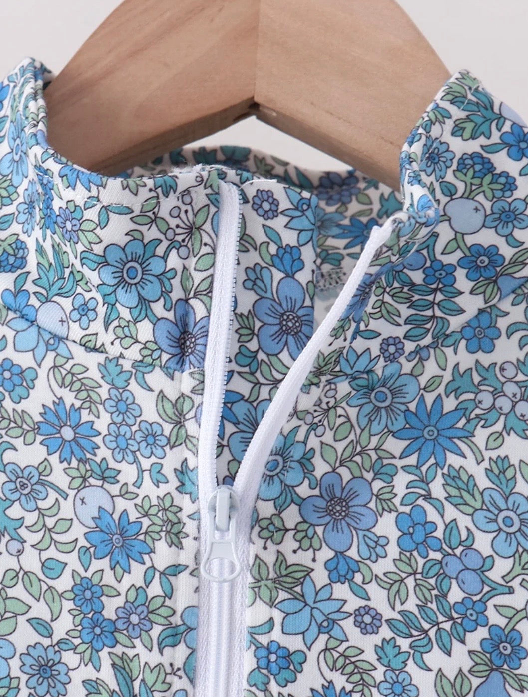 Teal Floral Skort Set