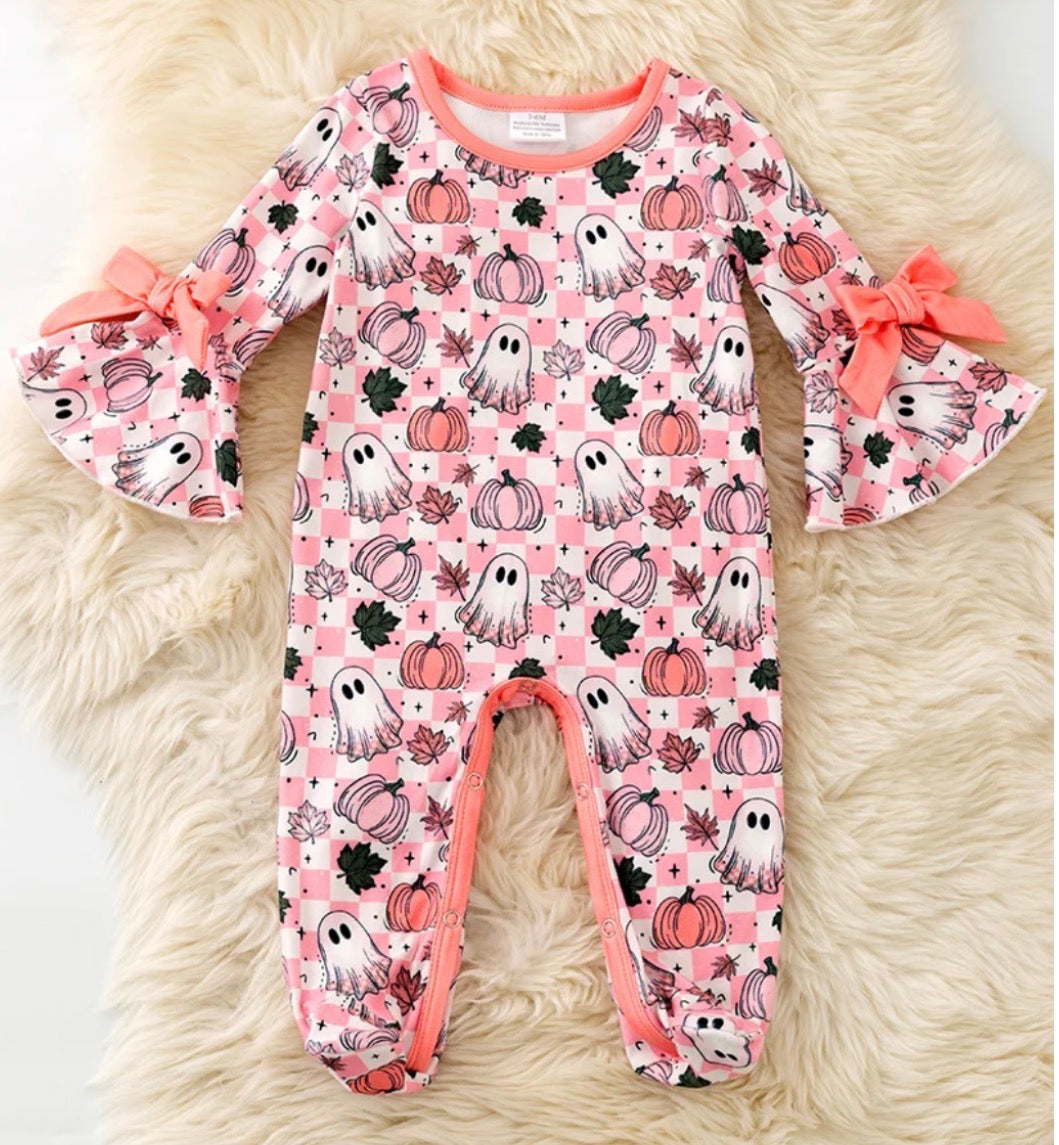 Pink Checkered Ghost 1pc