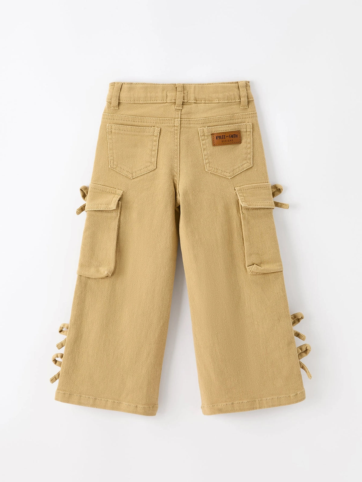 Cargo Bow Pocket Wide Leg Pants