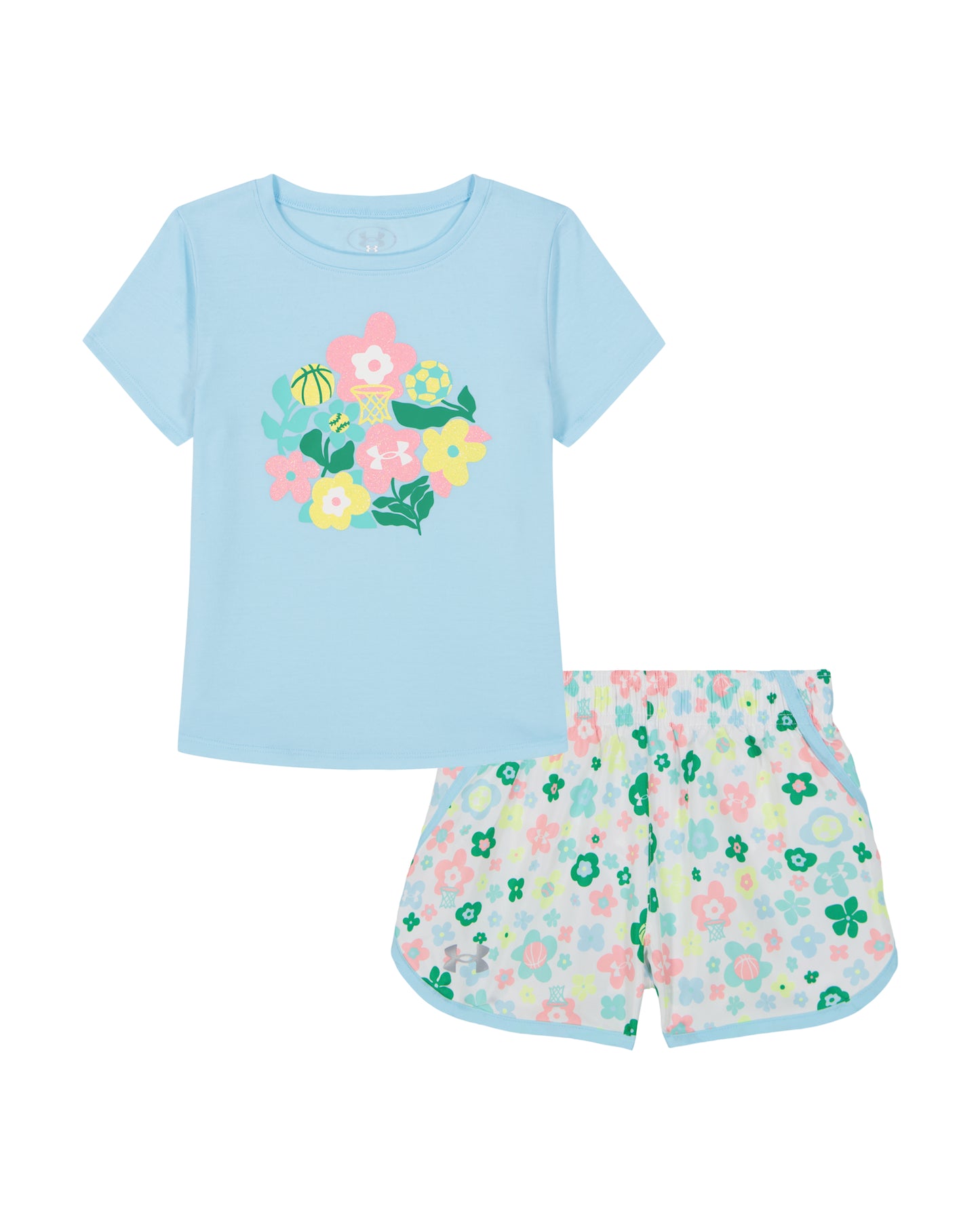 Under Armour Stream Sports Floral Short Set