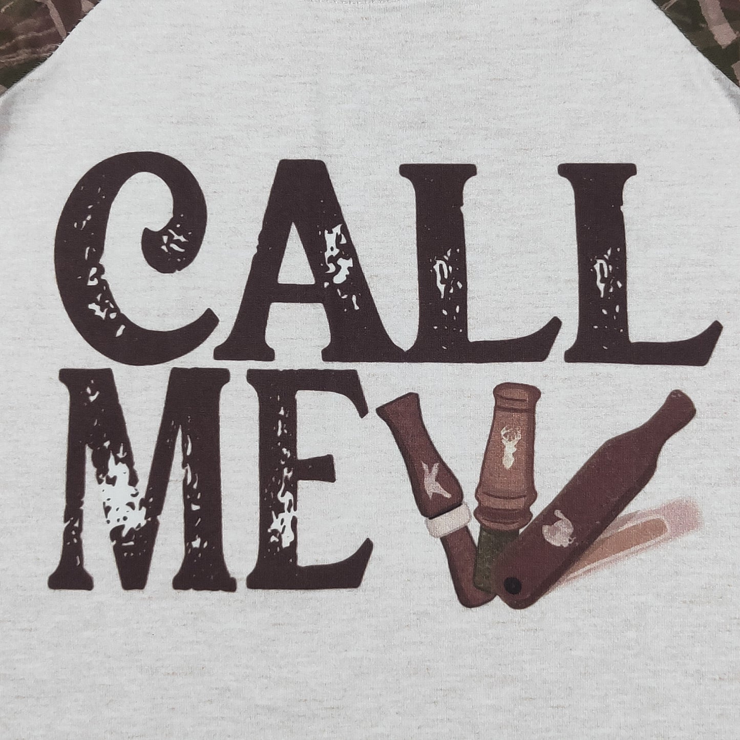 Duck Call Me Raglan