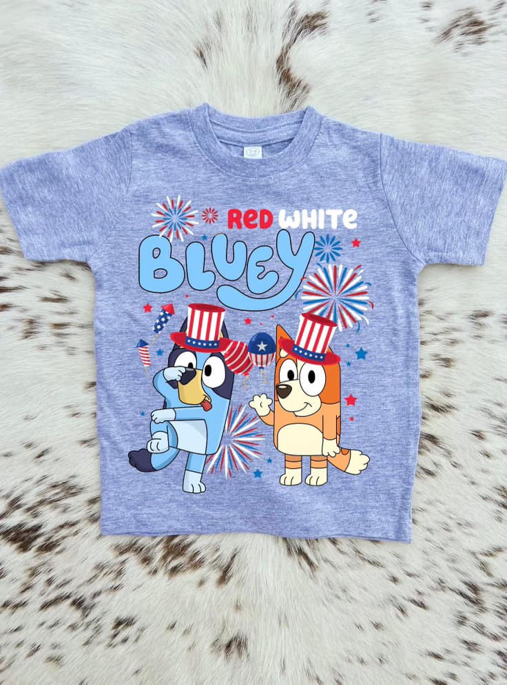 Red,White & Blue Pup Tee