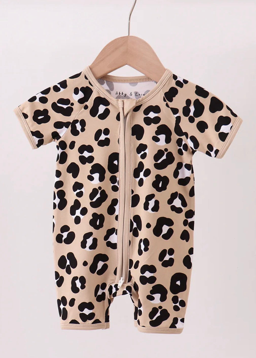 Leopard Bamboo Romper