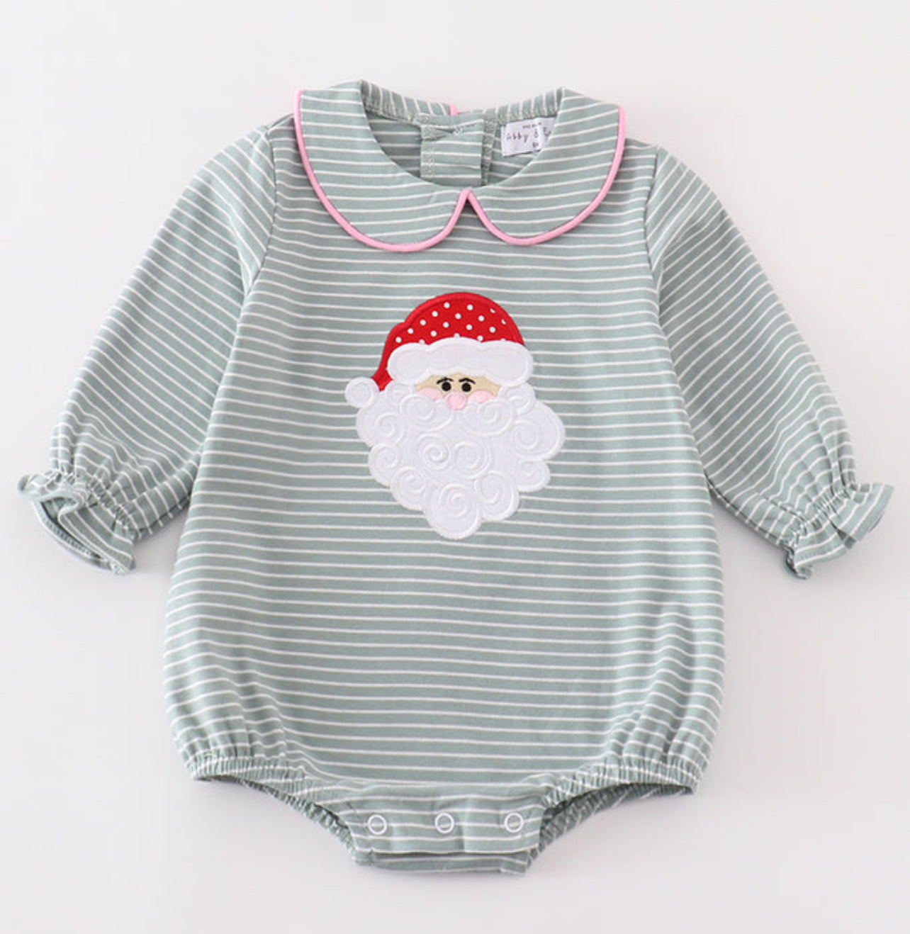 Striped Santa Collared Bubble