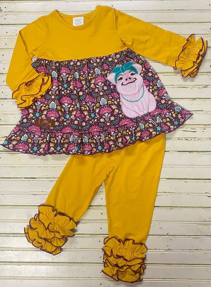 Millie Jay Polly The Pig Legging Set