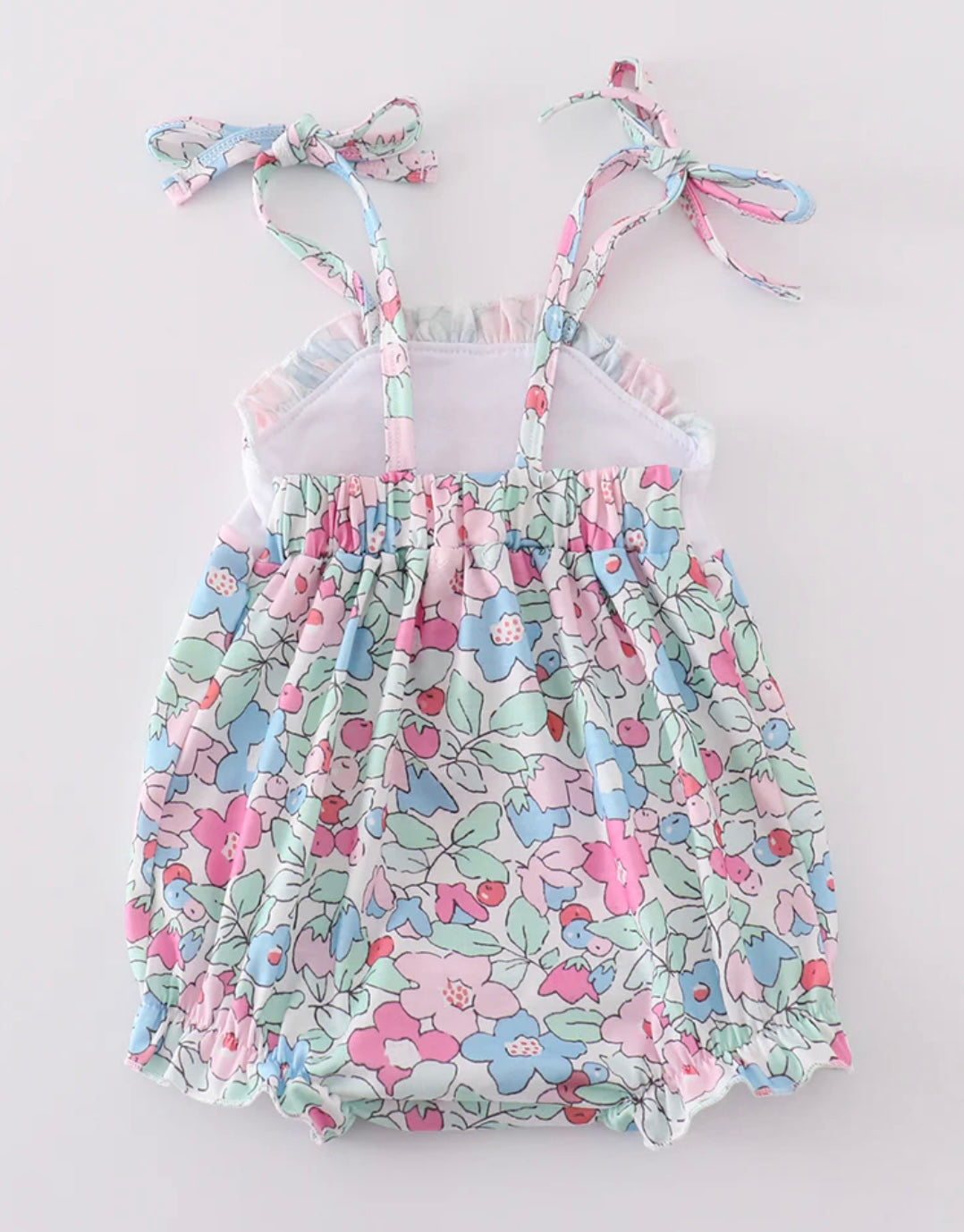Floral Bunny Embroidered Bubble