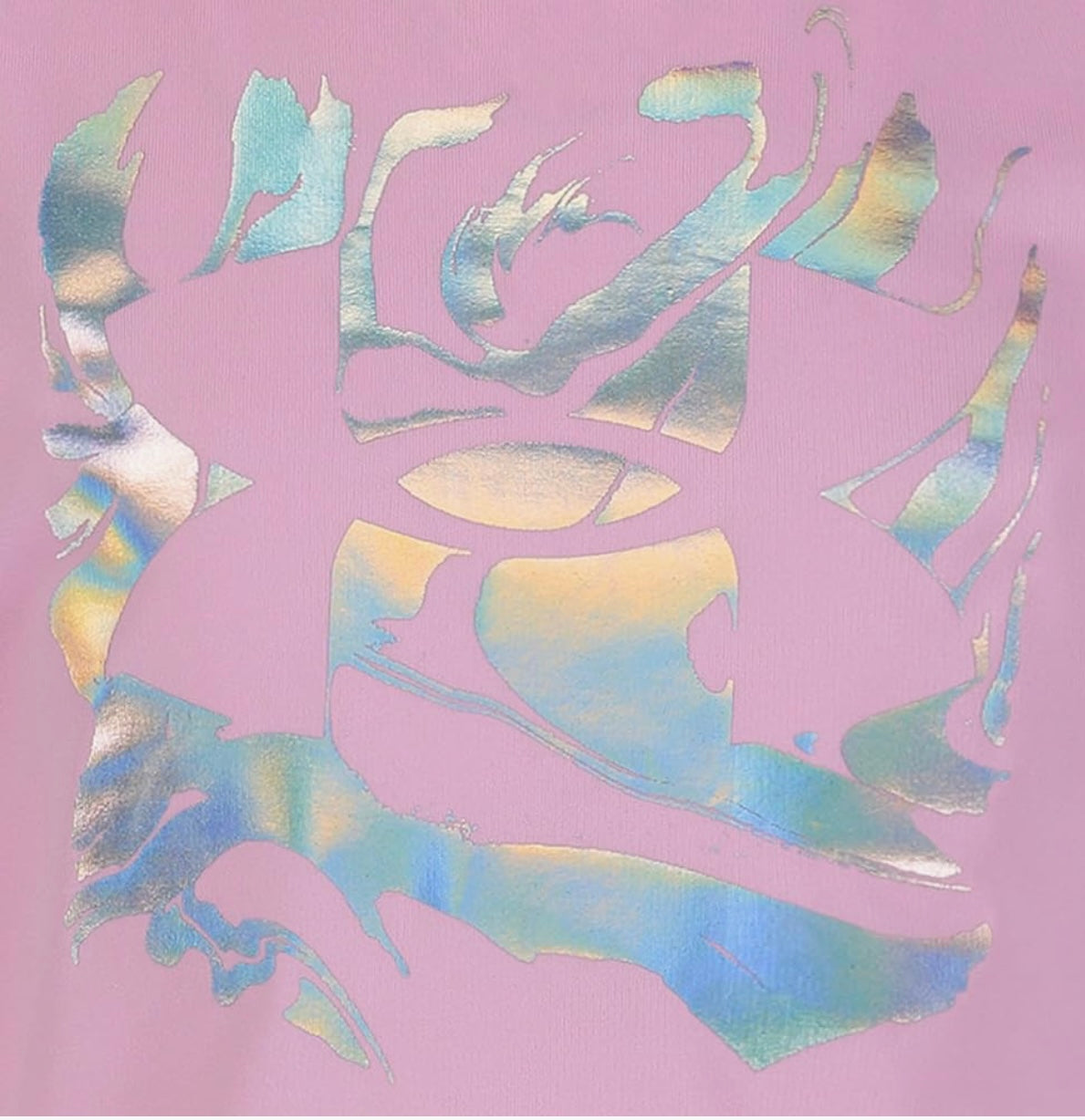 Under Armour Pink/Iridescent Logo LS