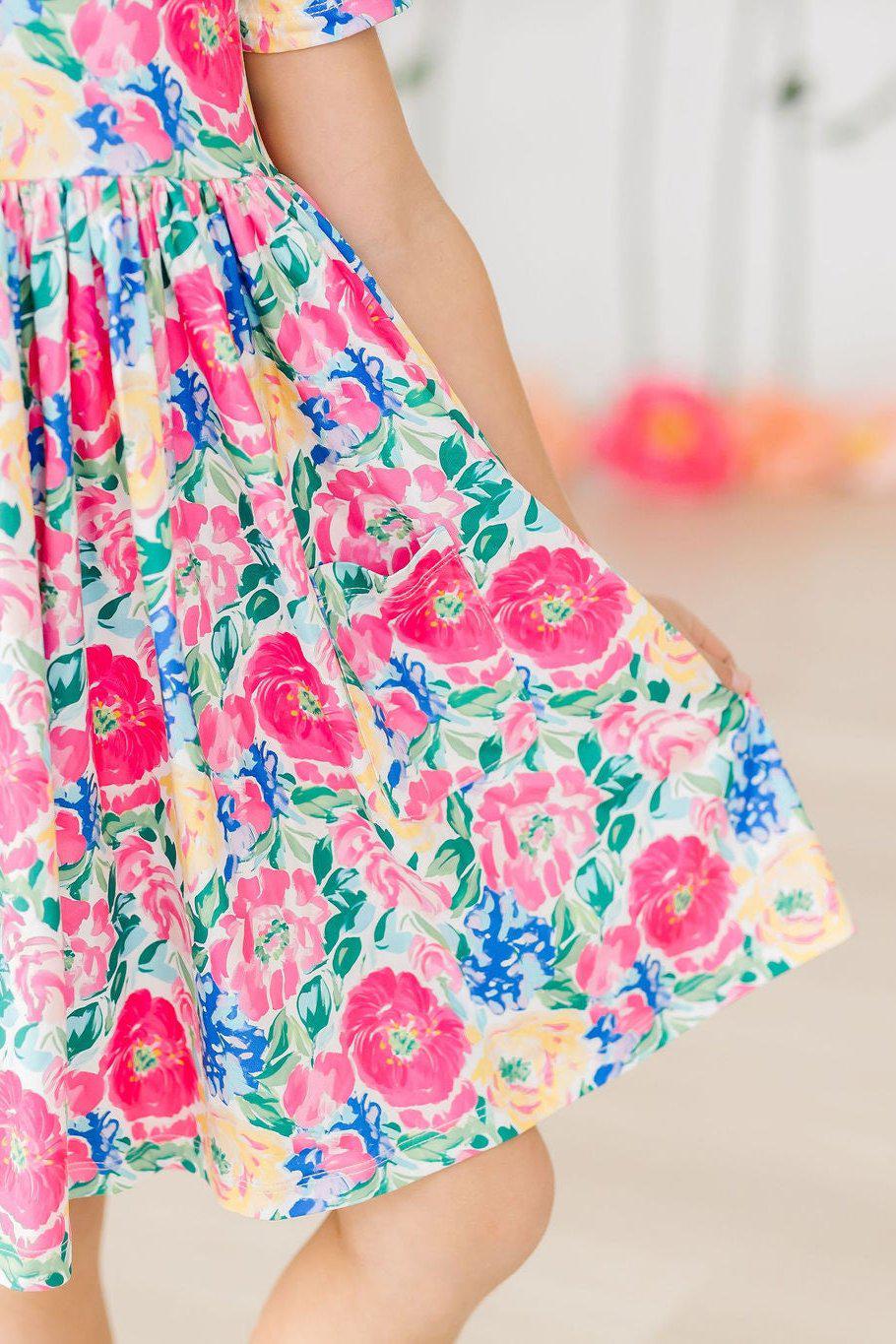 MR Wildflower Wishes S/S Pocket Twirl Dress