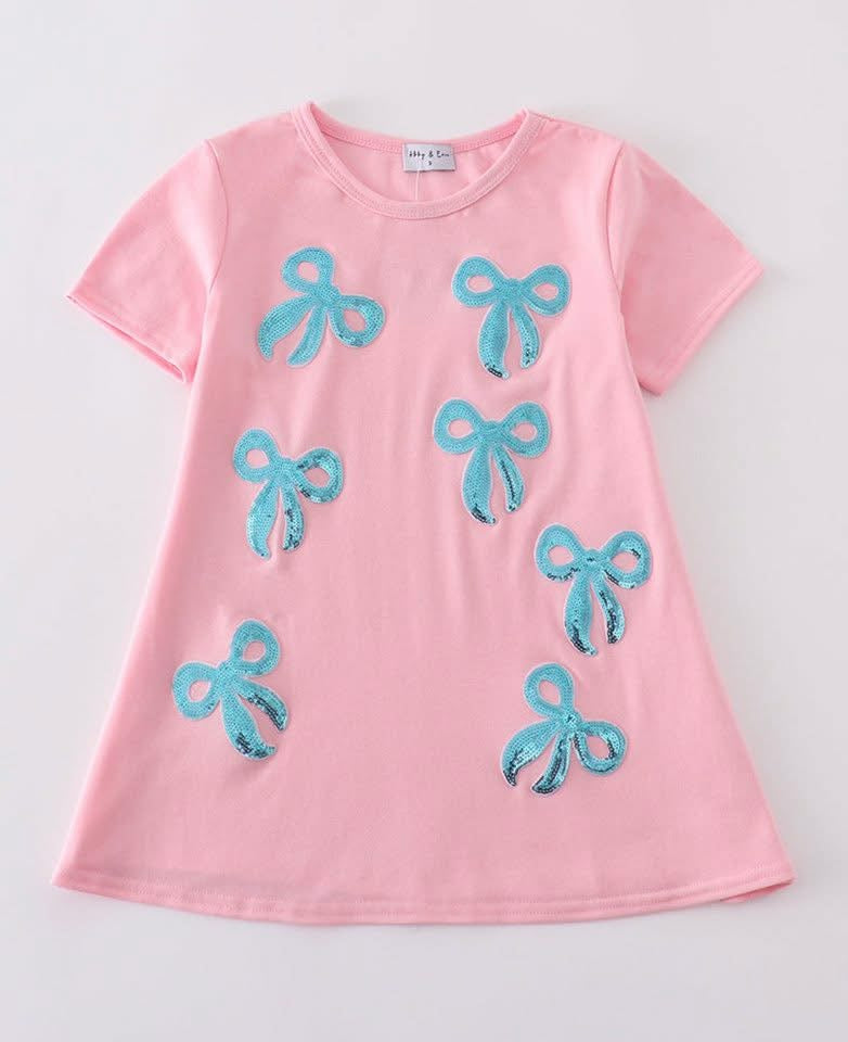 Sequin Bow Mom & Me Dress