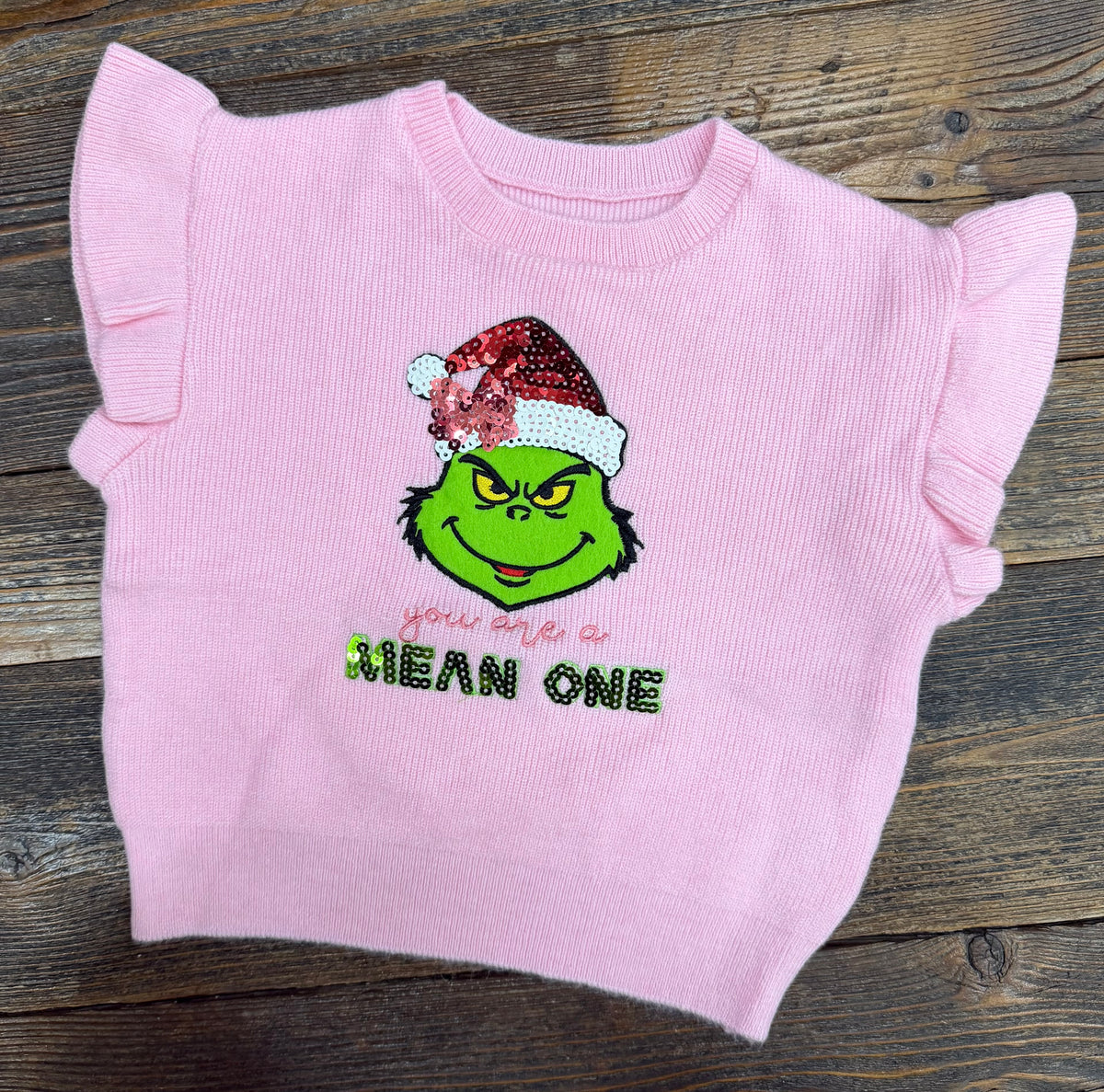 Pink Mean One Sweater Top