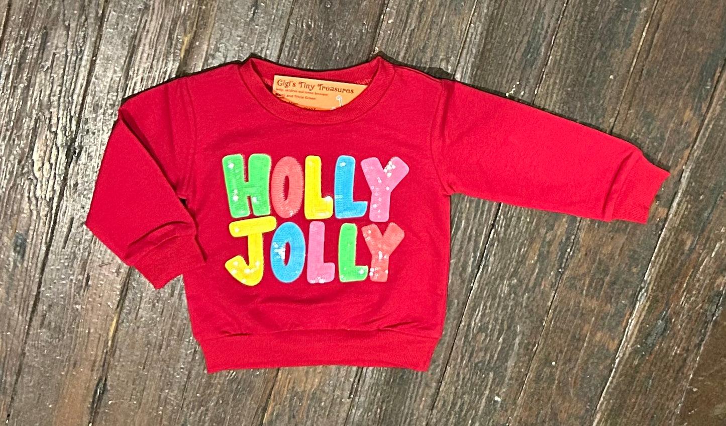 Holly Jolly Red Sweater