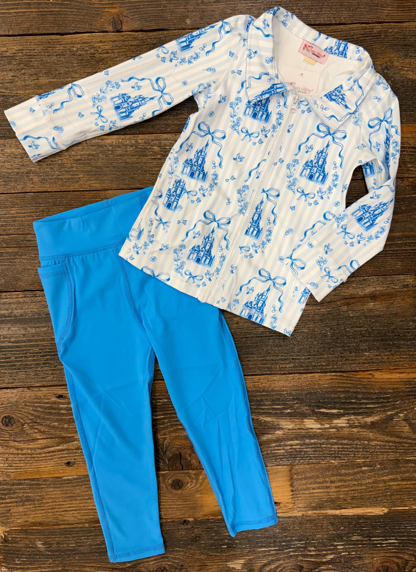 Blue Castle Girls Athletic Set