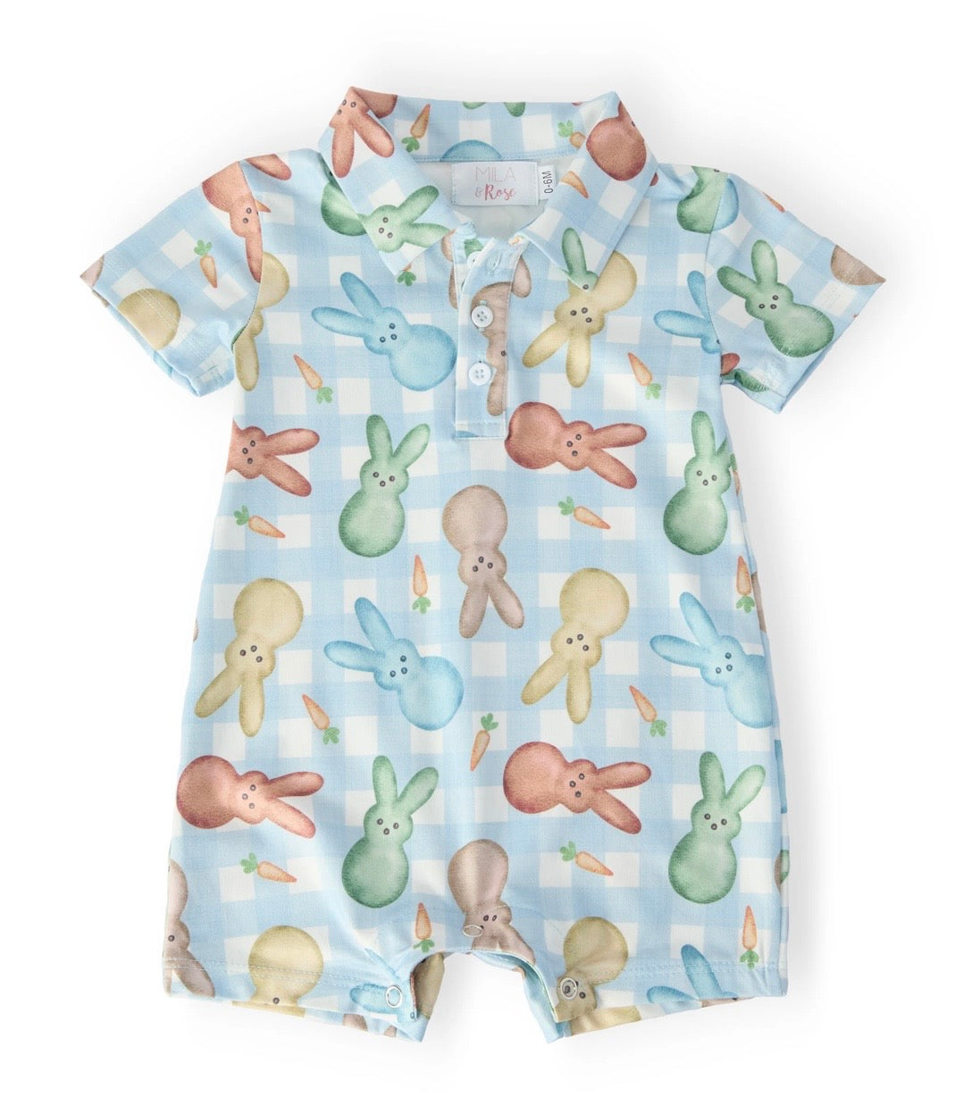 MR Carrot Patch Polo Shorty One Piece