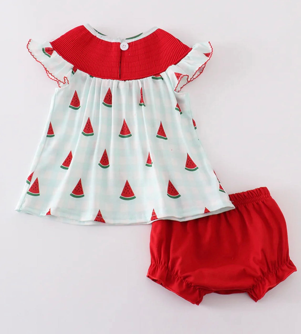 Watermelon Embroidered Bloomer Set