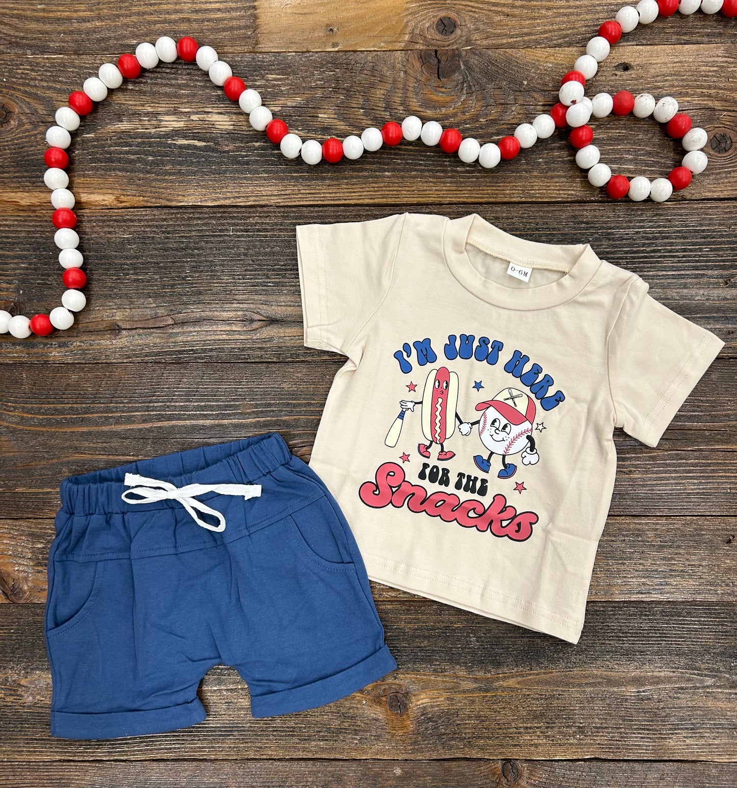 Snack Time Shorts Set