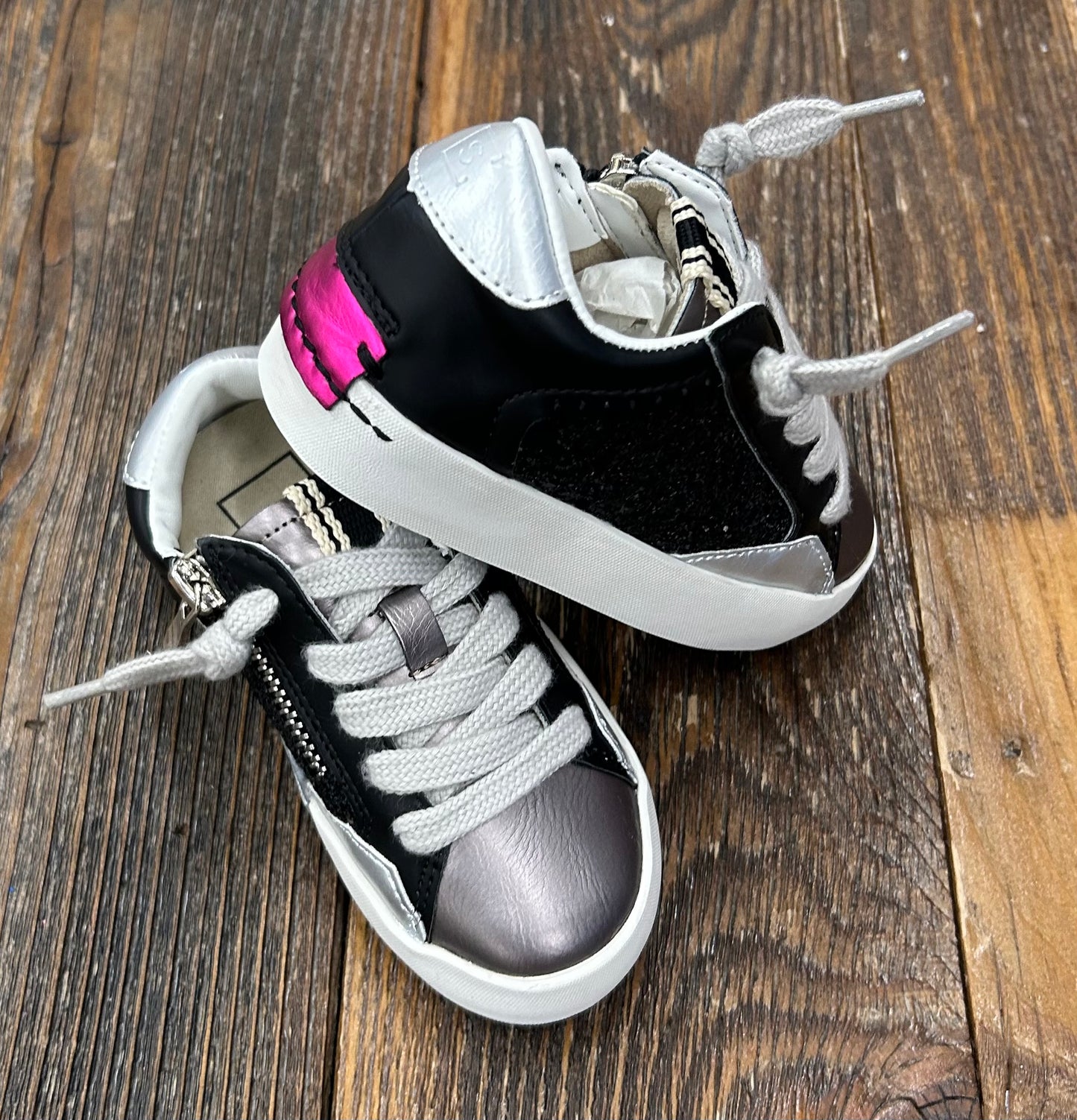ShuShop Ruby Black Glitter Sneaker