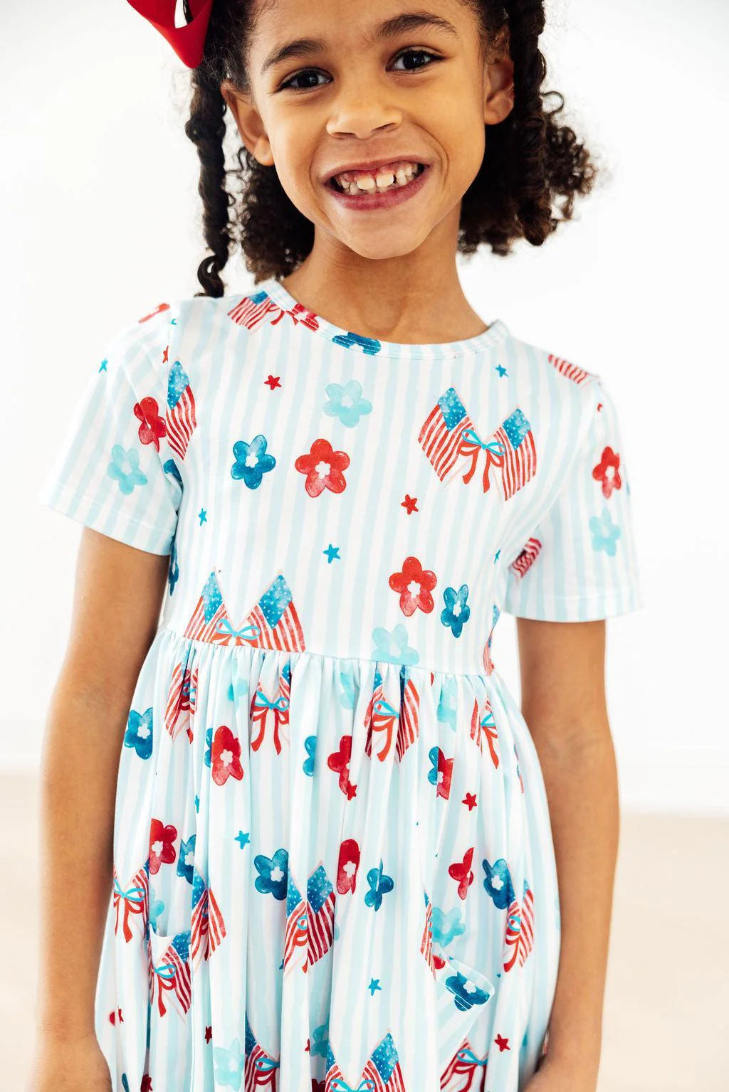 M&R Home of the Brave Pocket Twirl Dress