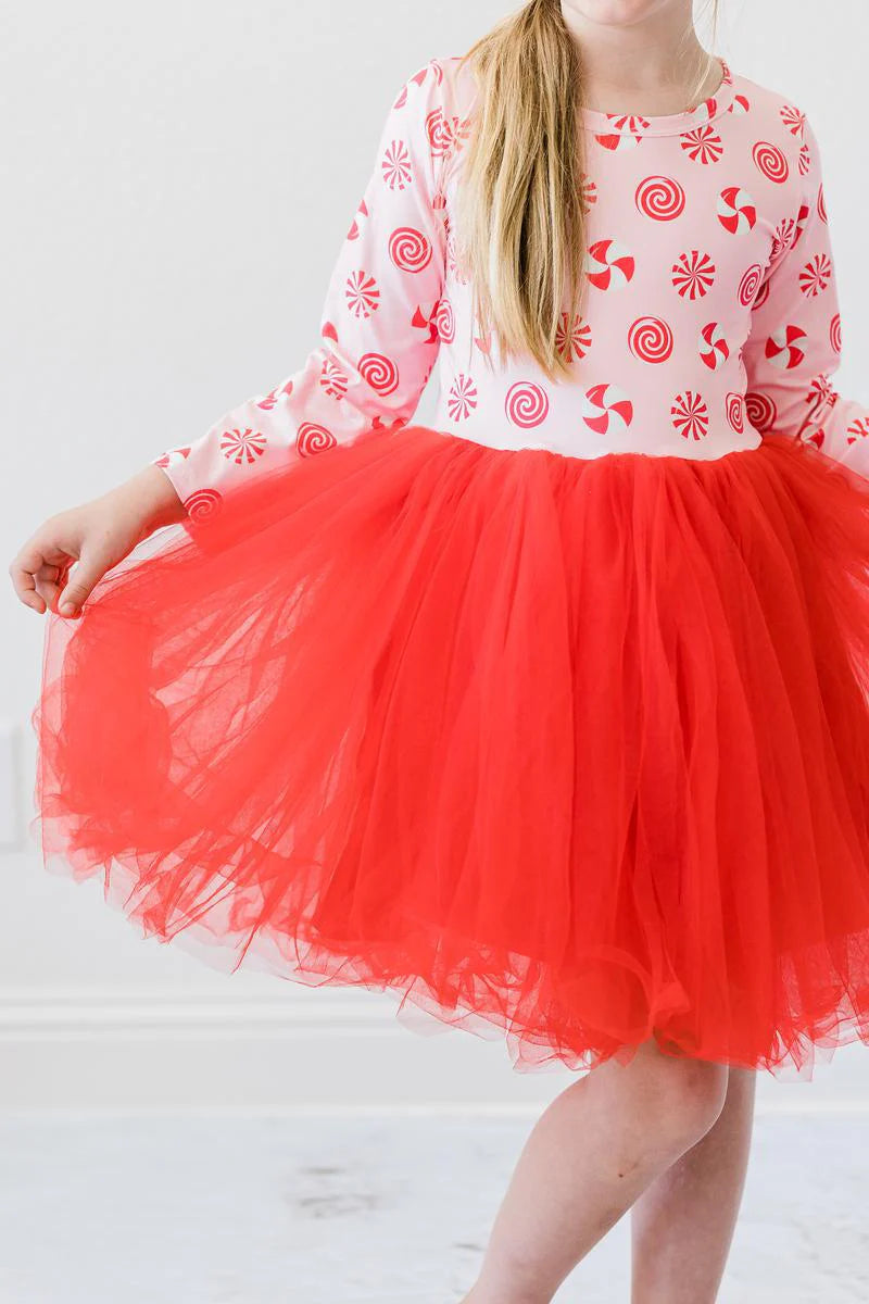 MR Pink Peppermint Tutu Dress