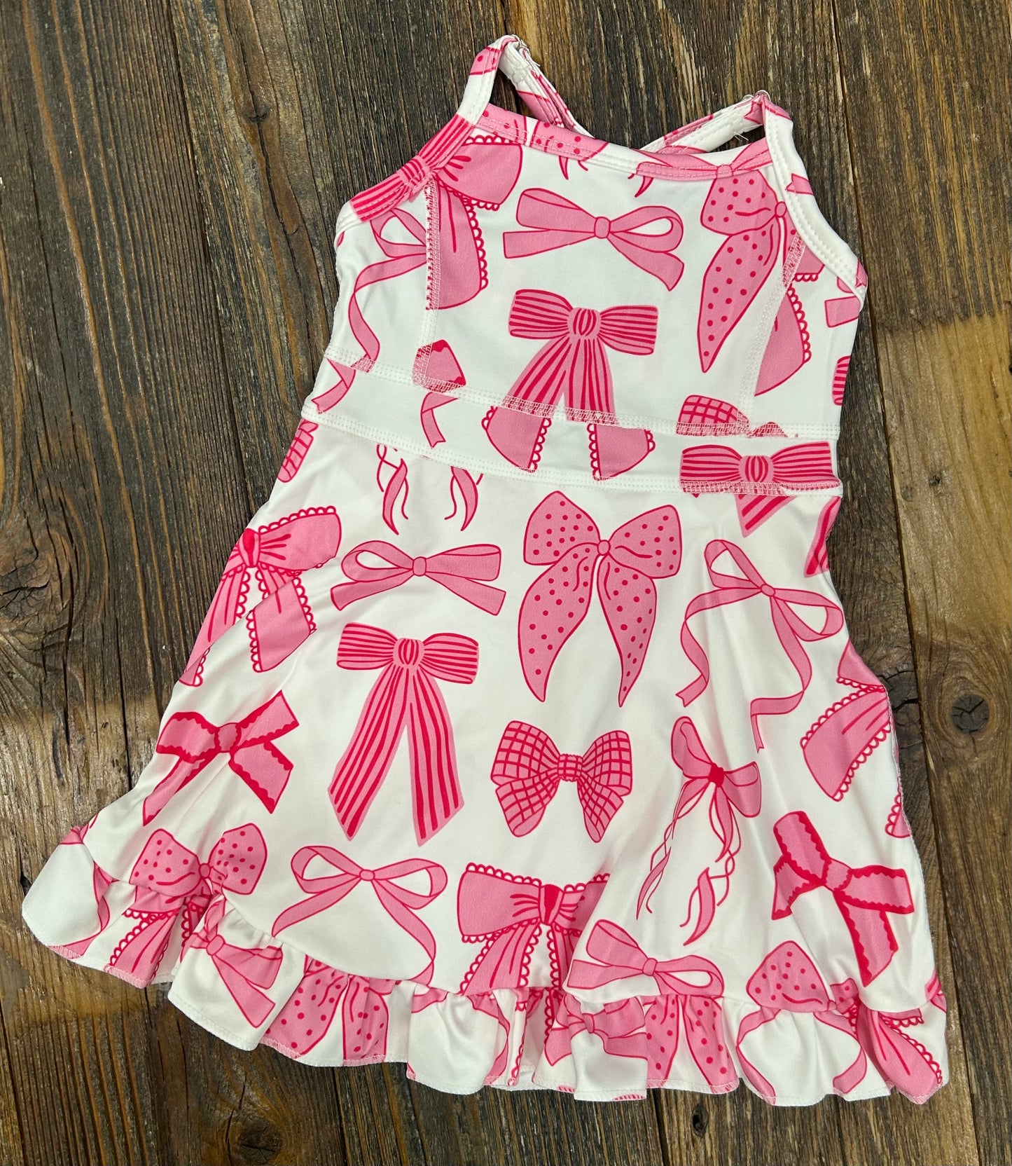 Pink Bow Tennis Dress