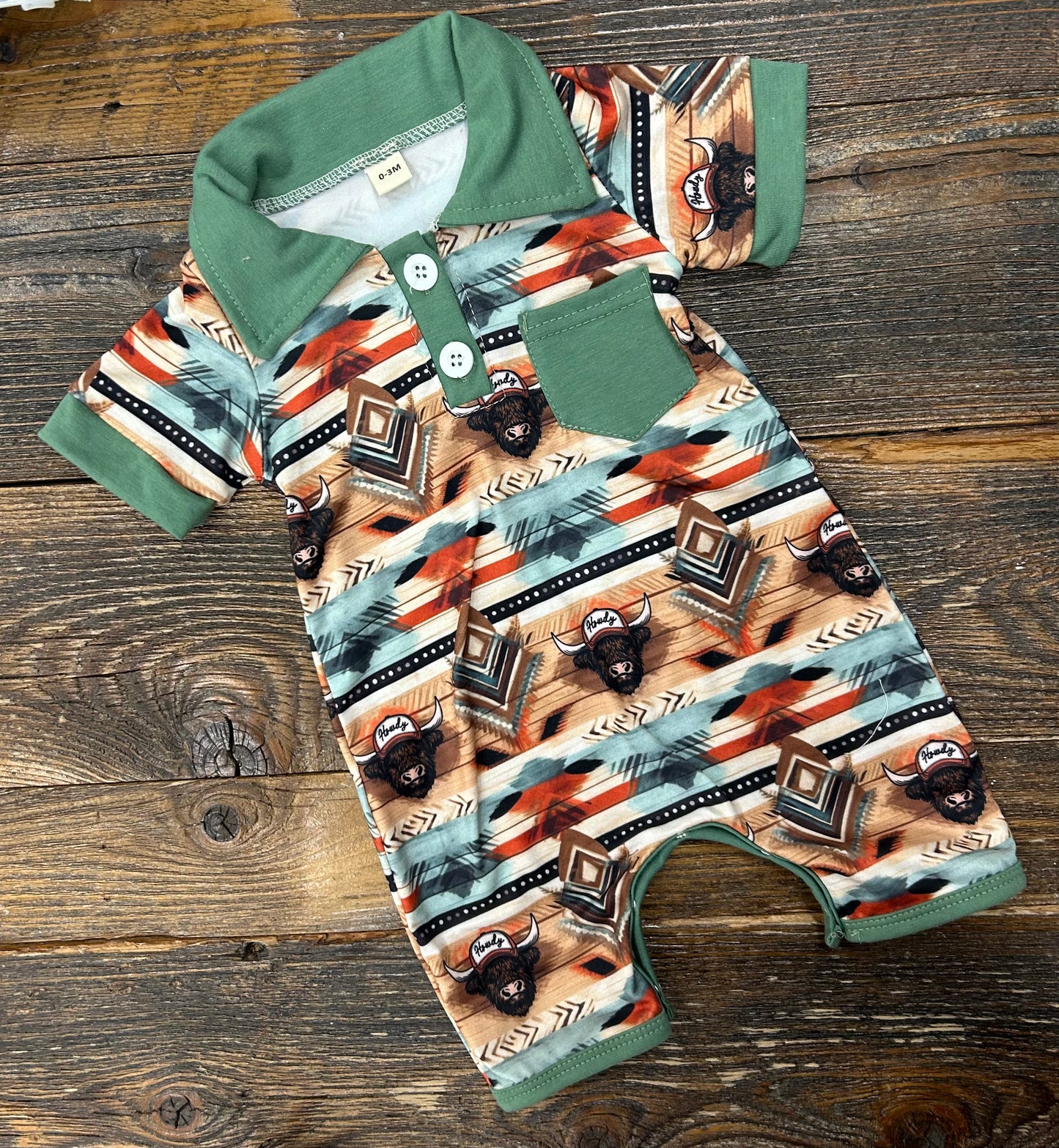 Howdy Polo Romper