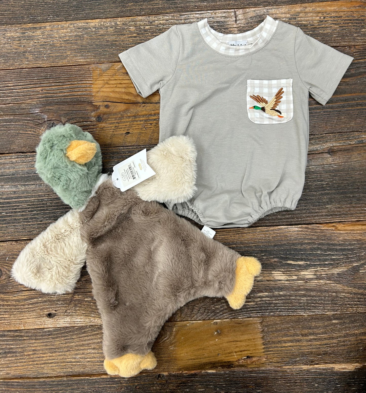 Grey Duck Embroidery Bubble