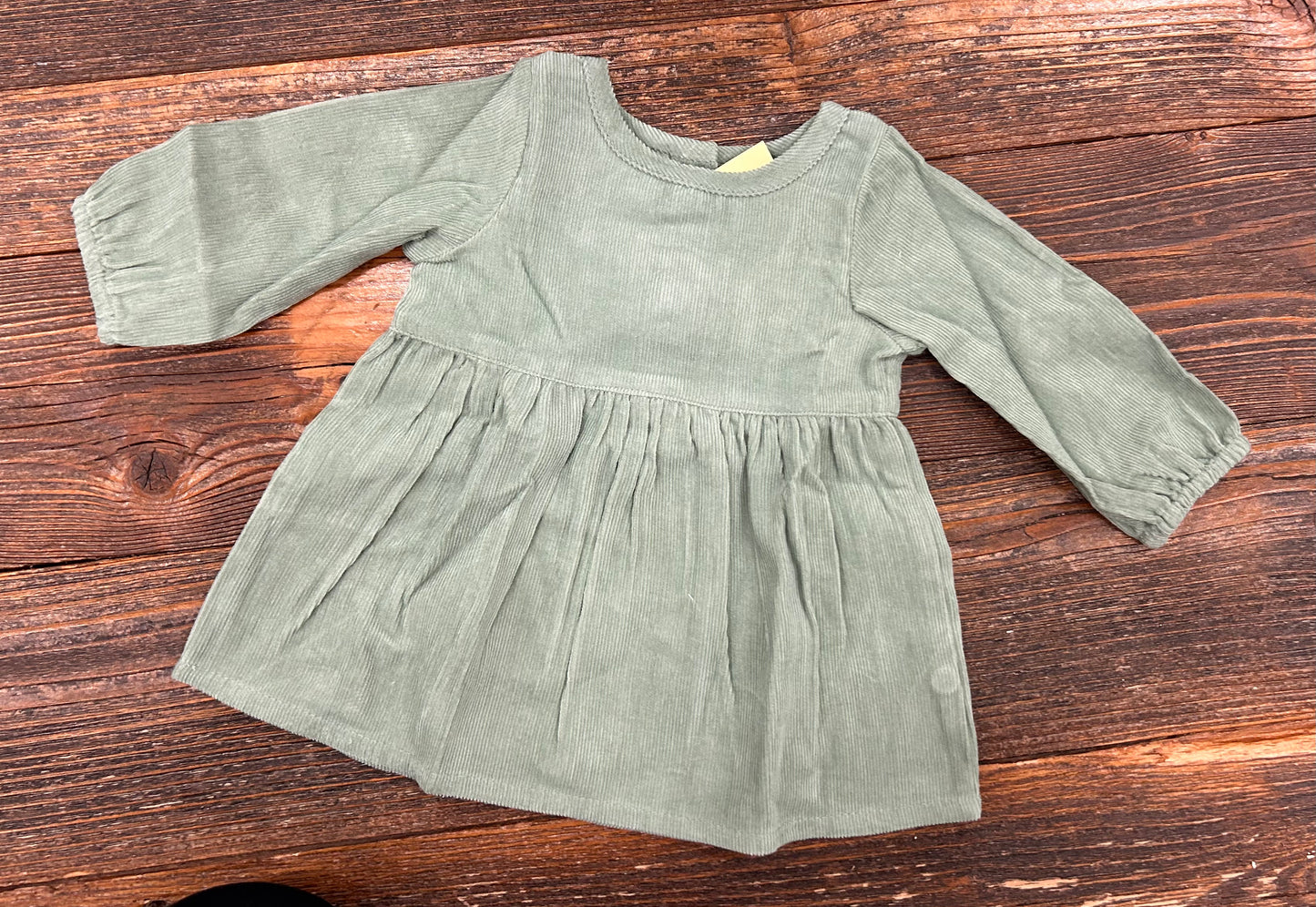 Yo Baby Aloe Green Dress