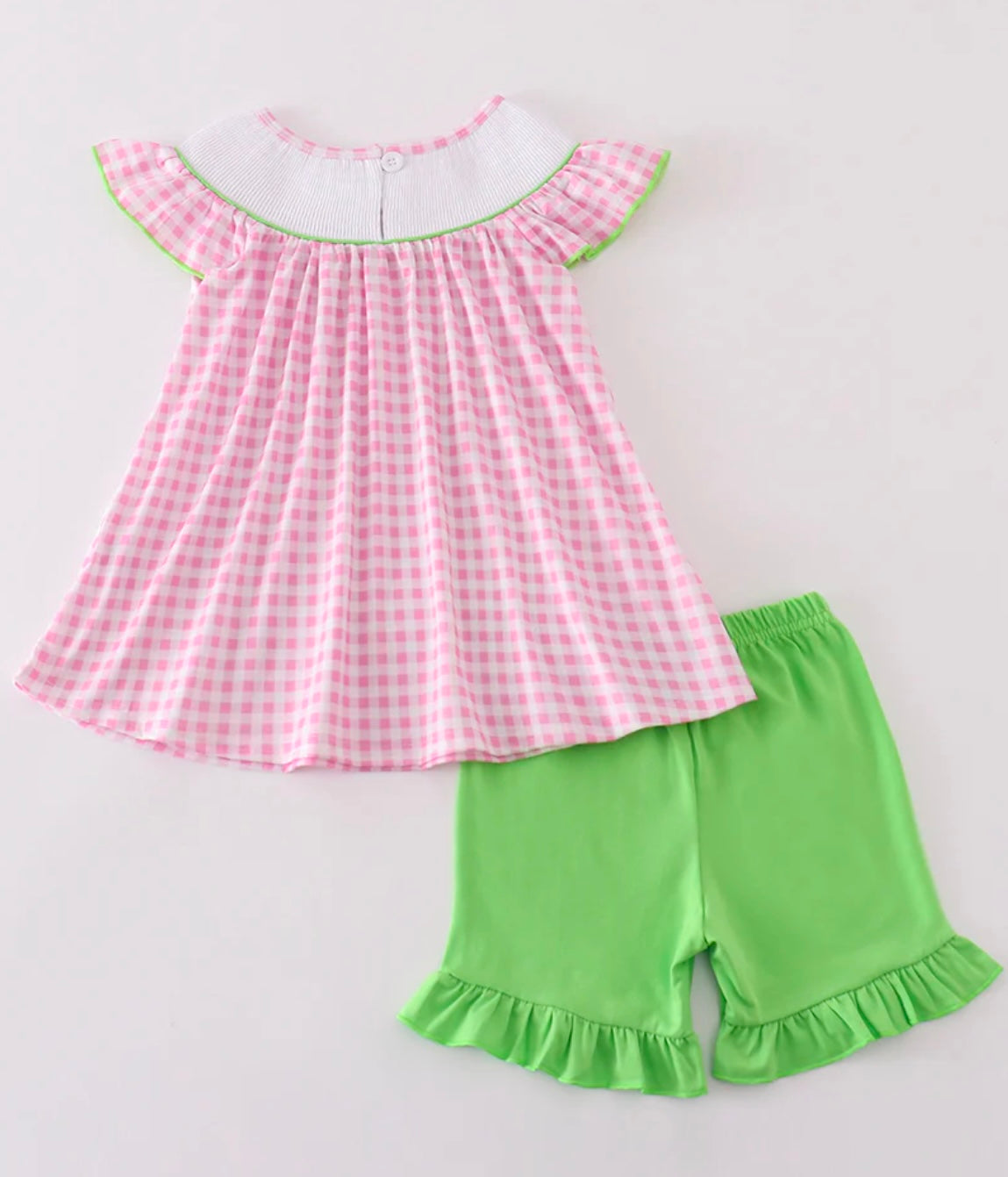 Pink Golf Embroidered Set