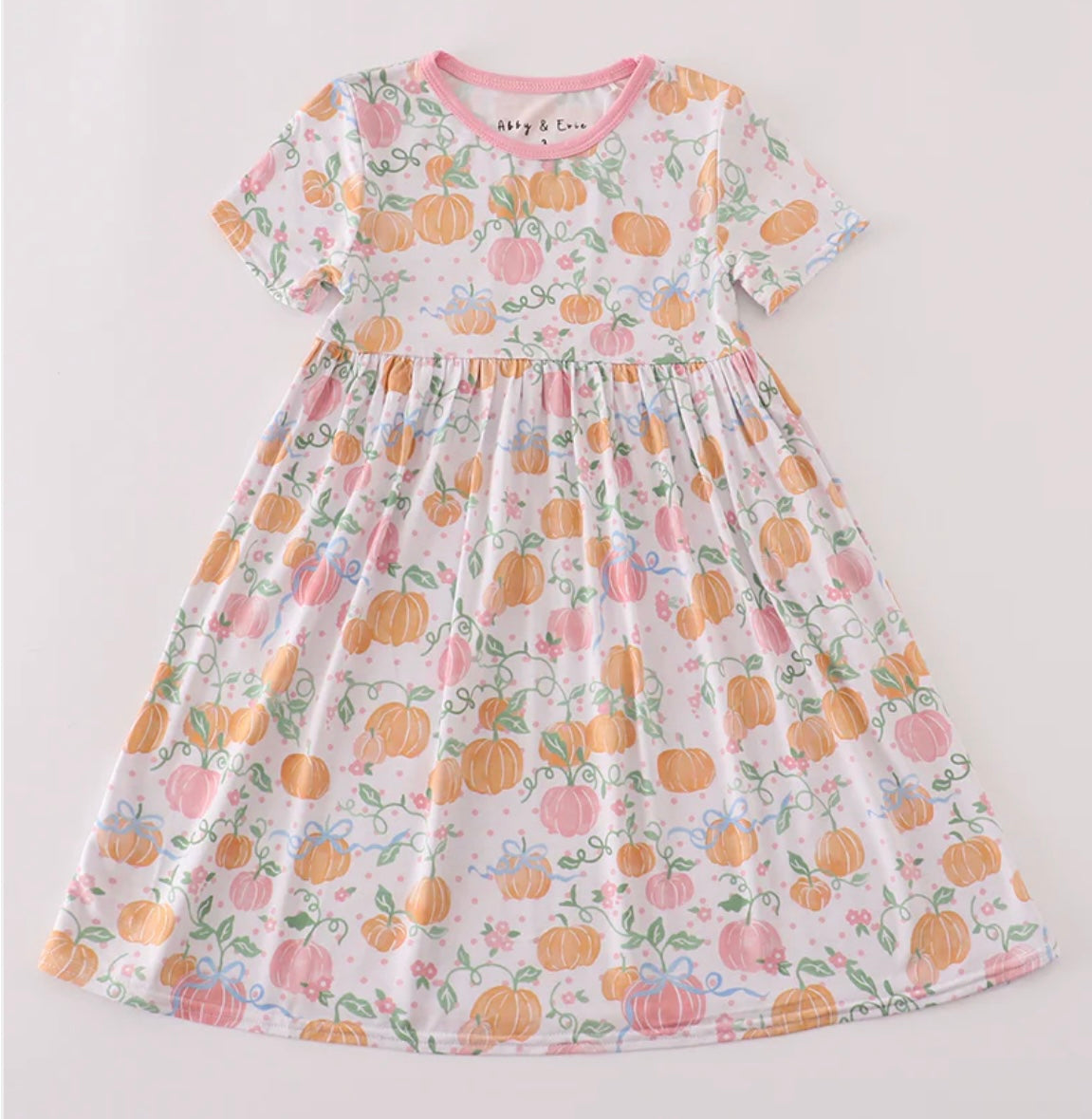 Pink Pumpkin Bamboo Dress
