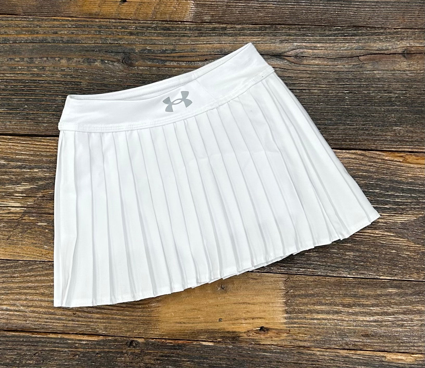 Under Armour White Pleated Skort