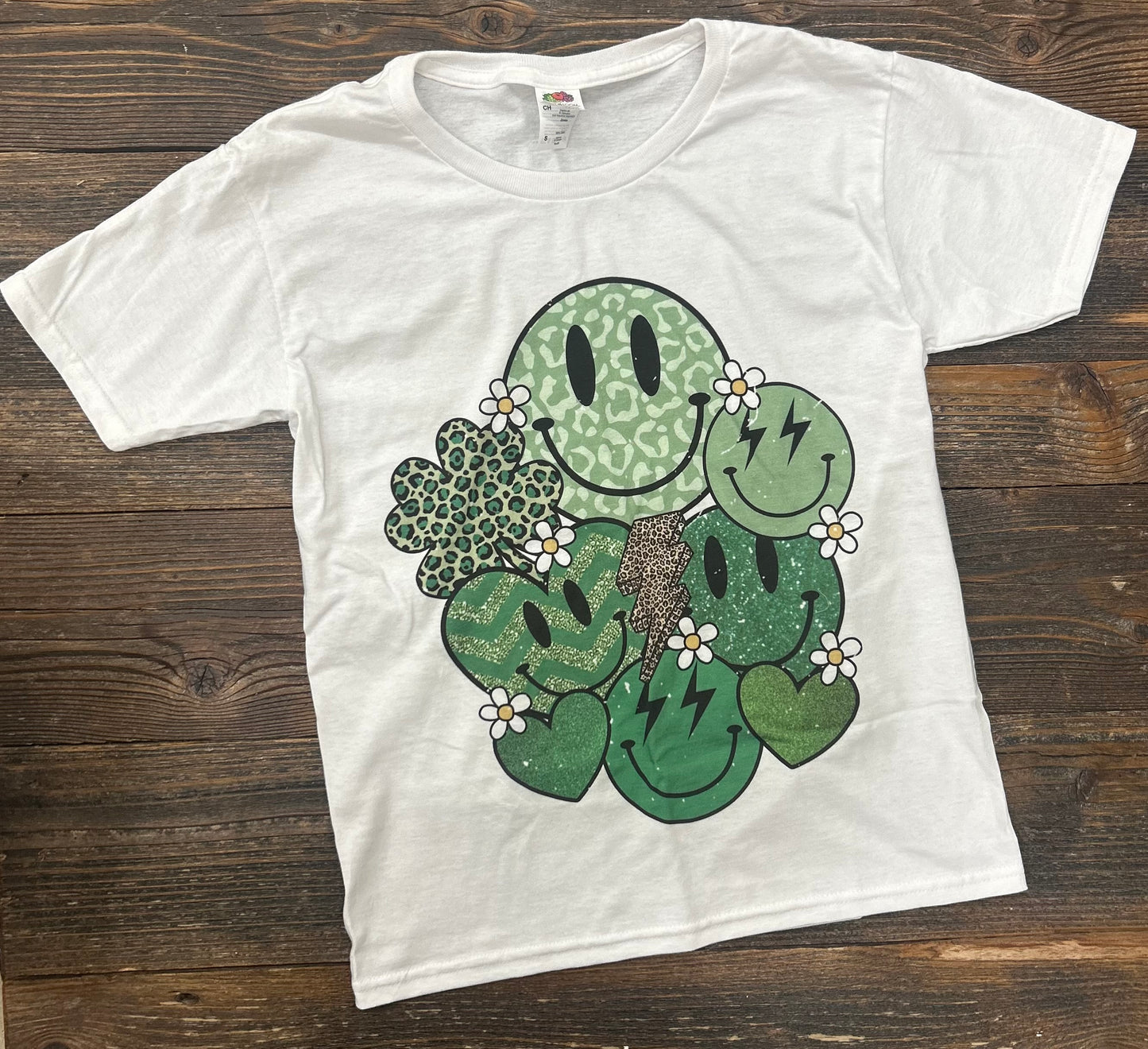 Smiley Shamrock Tee