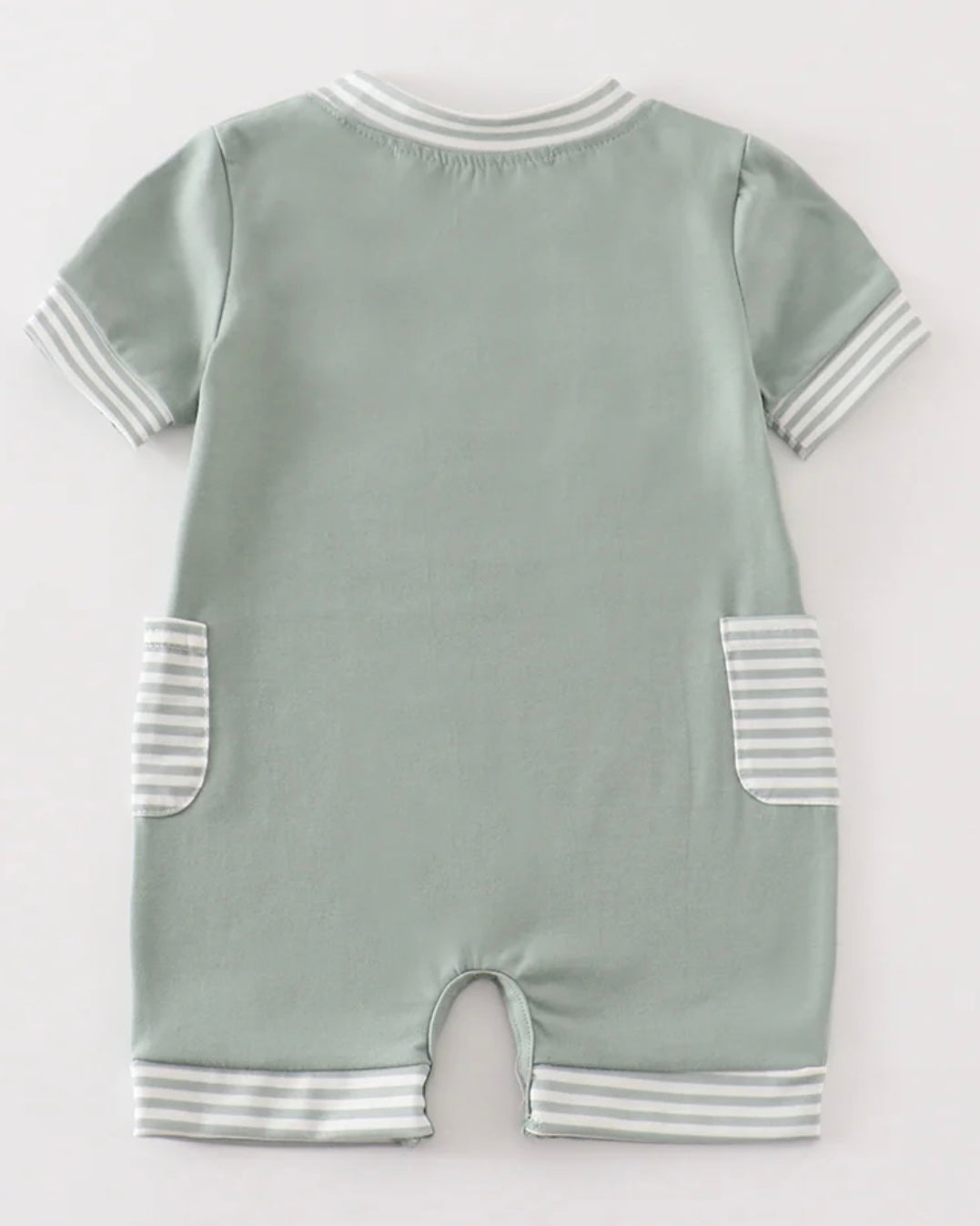 Sage Appliqué Duck Romper