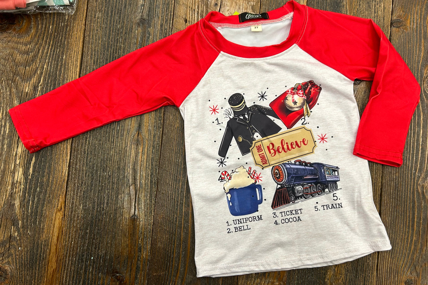 Polar Express Raglan