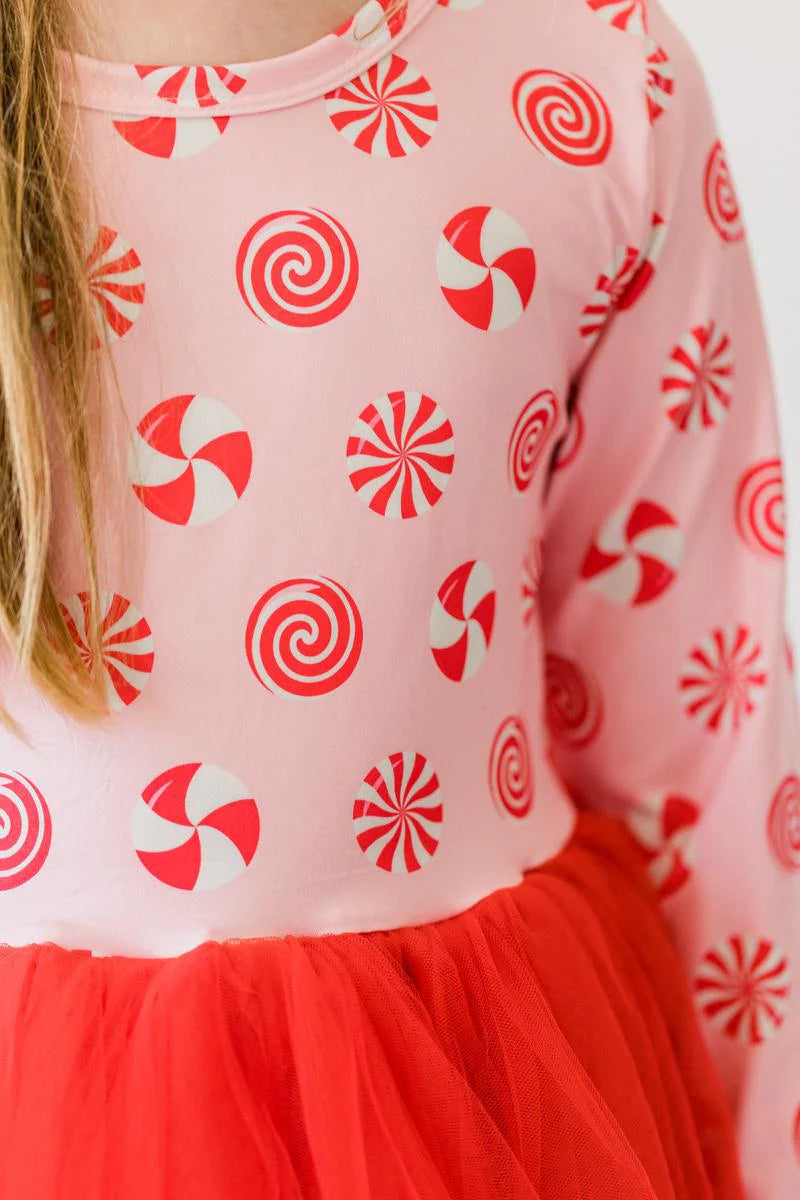 MR Pink Peppermint Tutu Dress
