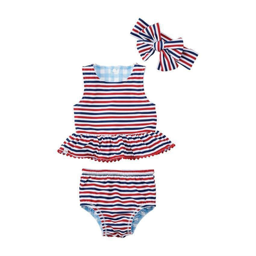 MP Striped Reversible Swim Set