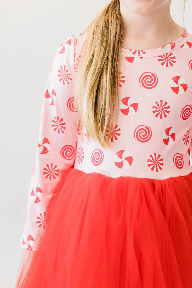 MR Pink Peppermint Tutu Dress