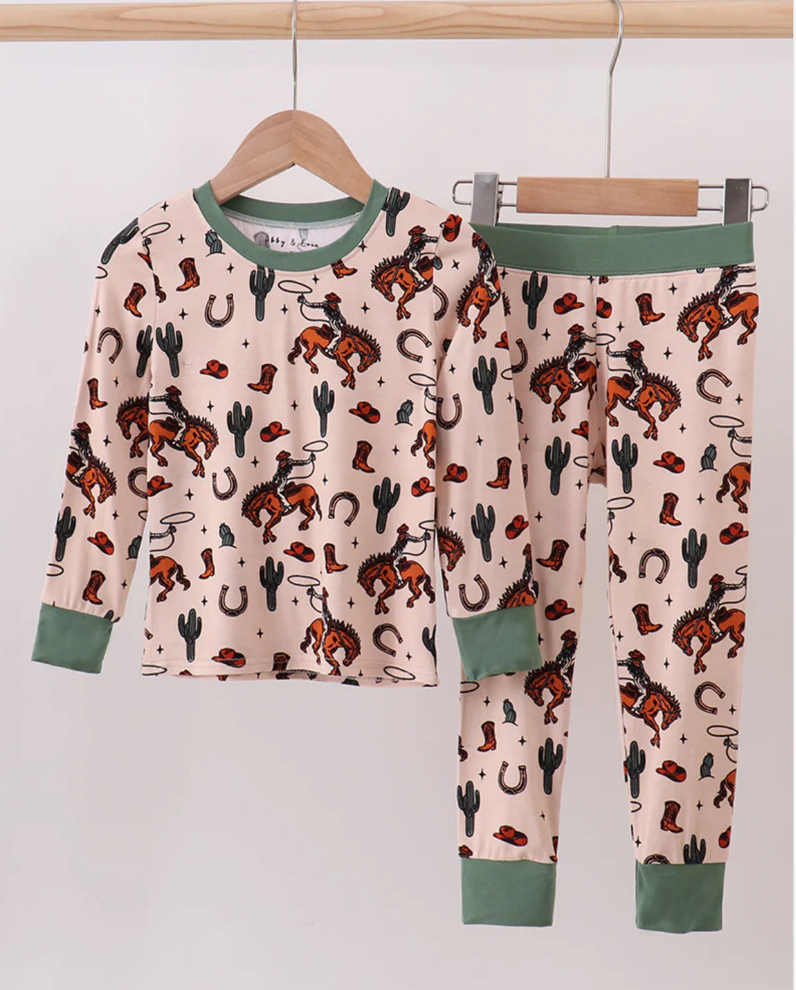 Green Cowboy Bamboo Lounge Set